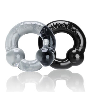 Oxballs - Ultraballs Cockring - 2-pack Black and Clear