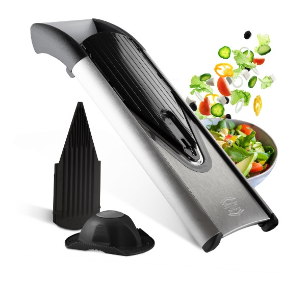 Boerner V6 Exclusive Line Basic Slicer Set - Stainless Steel/Black (6S6012)