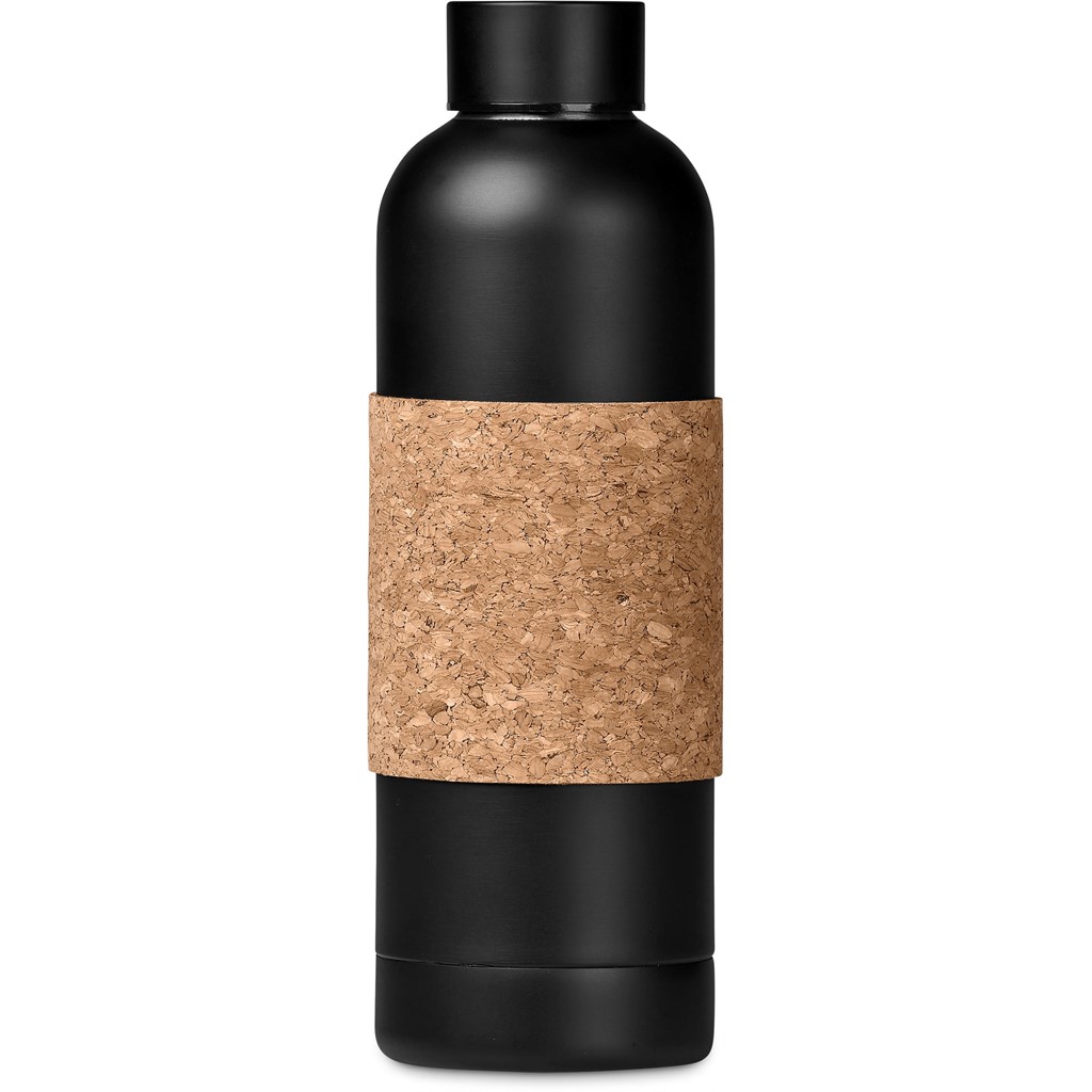 Kooshty Bermuda Kork Recycled Stainless Steel Water Bottle, 800ml - black (KS-25)