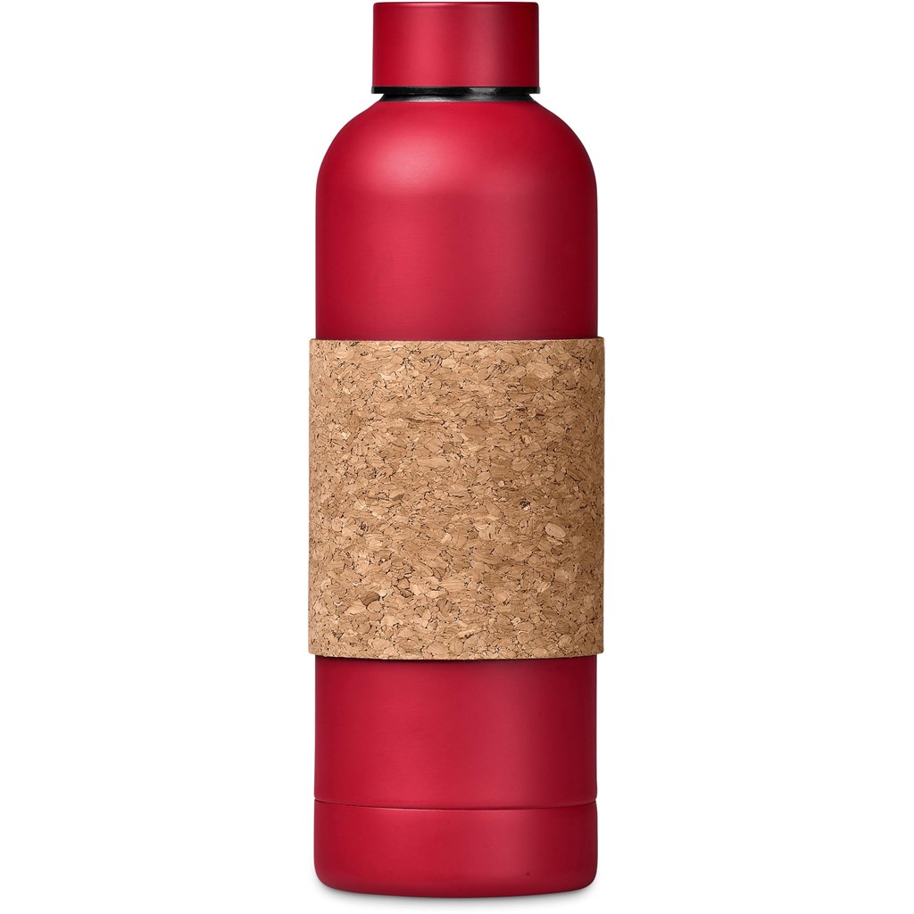 Kooshty Bermuda Kork Recycled Stainless Steel Water Bottle, 800ml - red (KS-25)