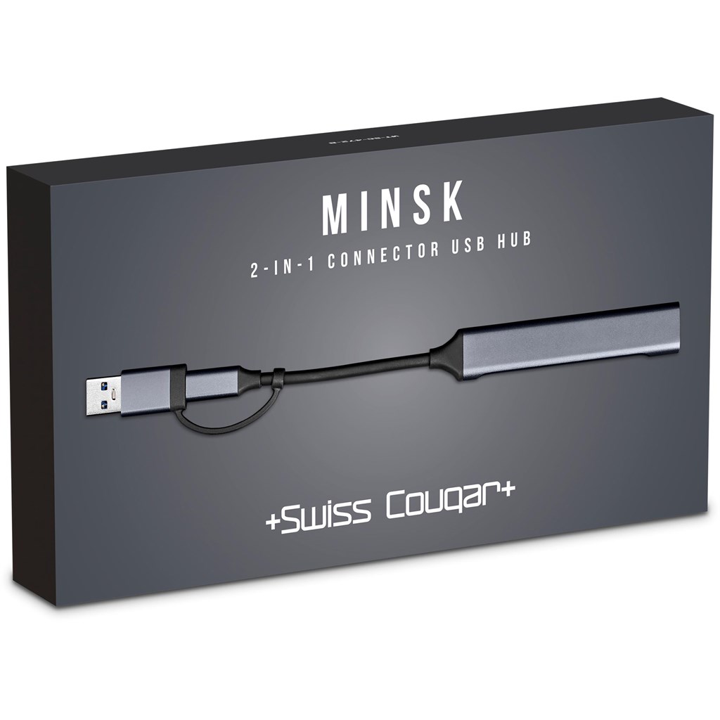 Swiss Cougar Minsk 2-n-1 Connector USB Hub (SC-472)