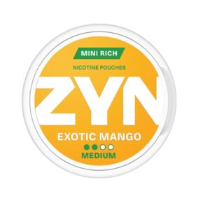 Zyn Snus: Mini Rich Nicotine Pouches - Exotic Mango Medium