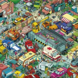 Car Cemetery (1000 Piece Puzzle)