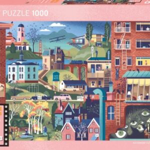 Hitchcock Films (1000 Piece Puzzle)