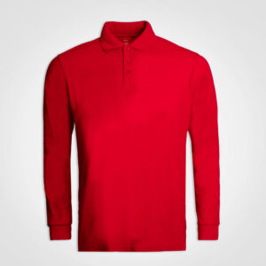 Long Sleeve Golfer - red