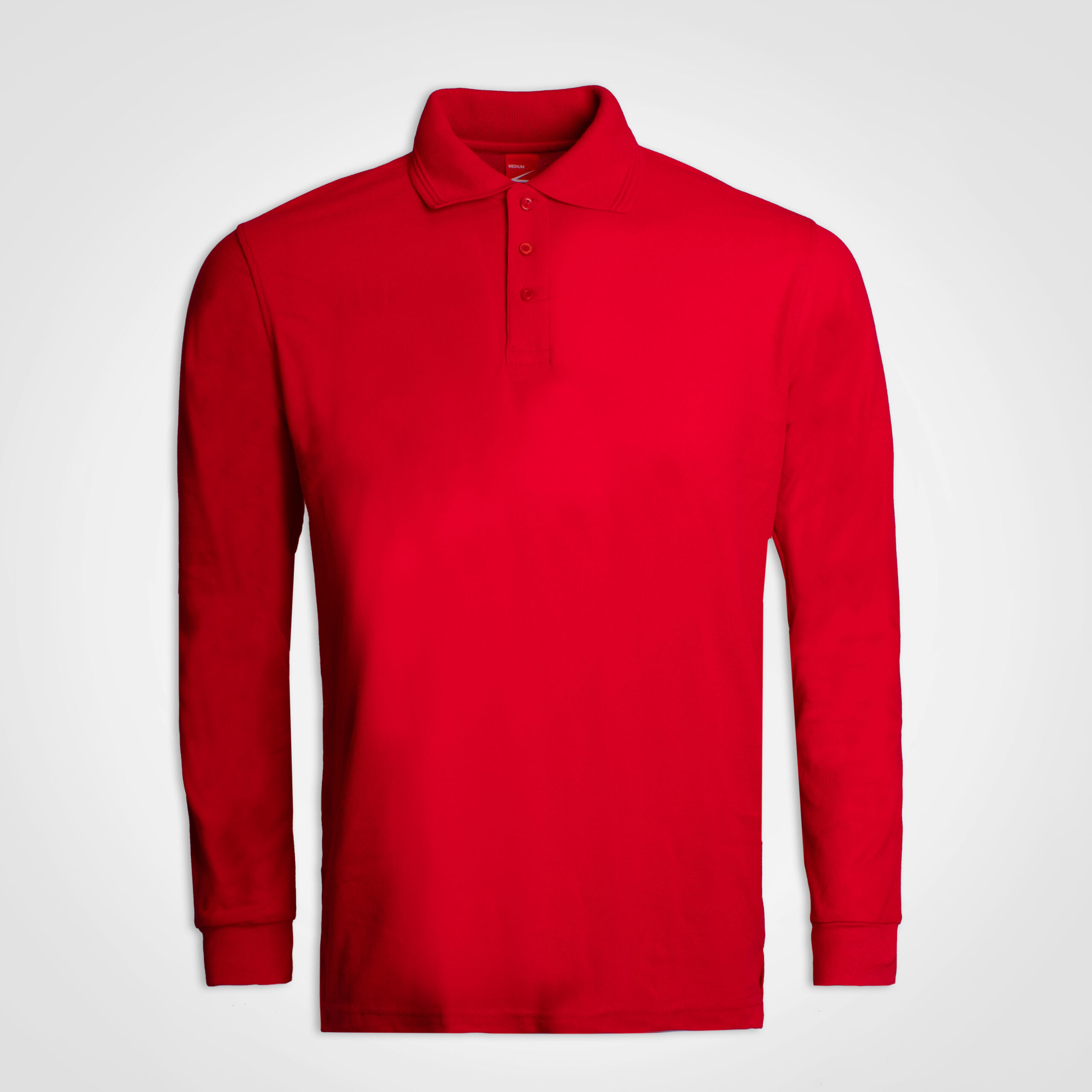 Long Sleeve Golfer - red