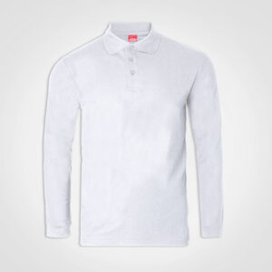 Long Sleeve Golfer - white