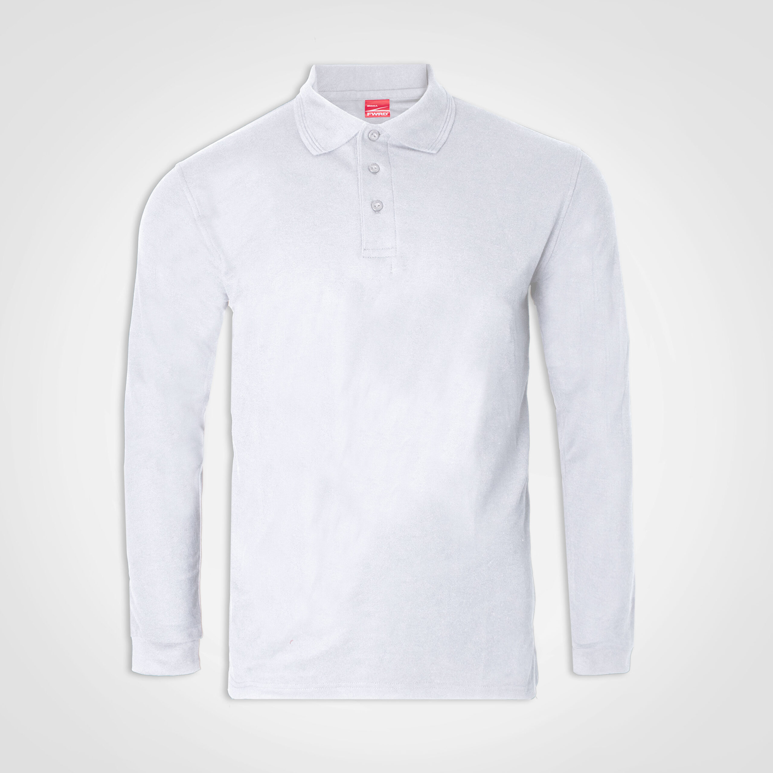 Long Sleeve Golfer - white