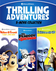 Wallace and Gromit: The Curse of The Were-Rabbit/Mr Peabody and Sherman/Megamind (DVD)