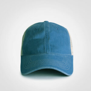 Camper Trucker Cap - cobalt blue/khaki