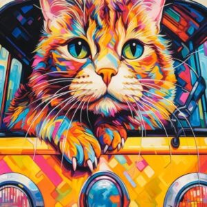 Cat Bus Travel (1000 Piece Puzzle)