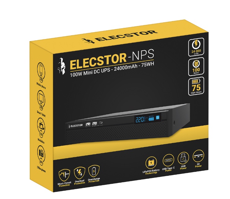 Elecstor 100W Mini UPS 24000mAh - 75WH (TIT-NPS8012)