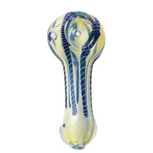 Hemper Glass Rasta Pipe, 8.5cm (Pipe8563)