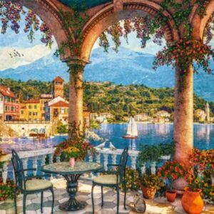 Mediterranean Veranda (1000 Piece Puzzle)