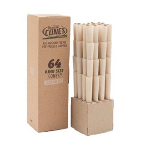 Mountain High Bio Organic Hemp King Size Pre-Rolled Cones (64's) (TOC007)