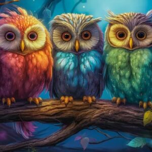 Three Little Owls (1000 Piece Puzzle)