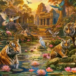 Tigers Paradise (1000 Piece Puzzle)
