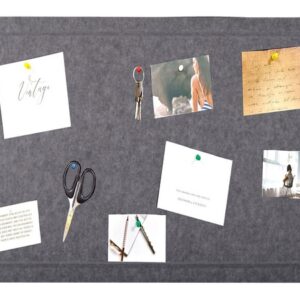 Adhesive Felt Notice Board - grey (ST391H)