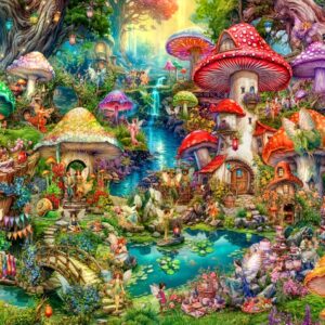 Fairy Village (1500 Piece Puzzle)