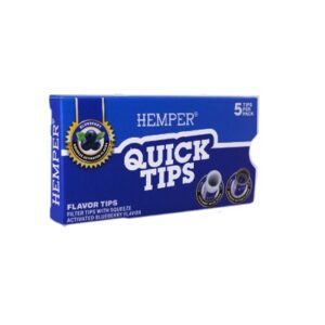 Hemper Flavoured Quick Tips (Natural, Tobacco Free) - Blueberry (HQT005)