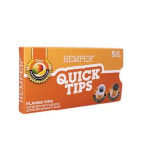 Hemper Flavoured Quick Tips (Natural, Tobacco Free) - Mango (HQT04)