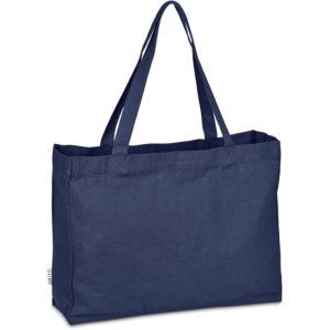 Okiyo Subarashi Recycled Canvas Tote - navy (OK-471)