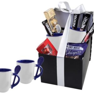 Sublimation Whirl Coffee Hamper - blue (HP033)