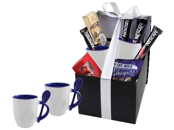 Sublimation Whirl Coffee Hamper - blue (HP033)