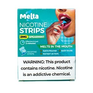 Nicotine Alternative: Melta Nicotine Strips - Spearmint (MNS01)