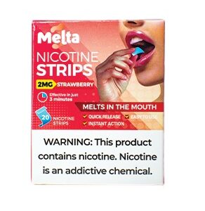 Nicotine Alternative: Melta Nicotine Strips - Strawberry (MNS03)