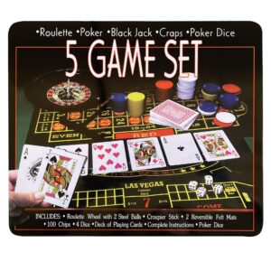 5-in-1 Casino Game Set (RGS5250)