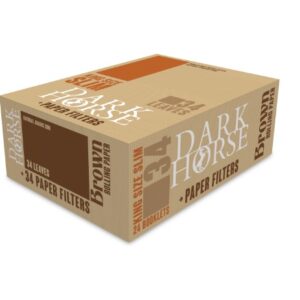 Dark Horse Papers Brown King Size Slim and Tips (24x34s) (DHP05)