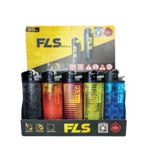 FLS Flint Lighter - Translucent Assorted Coloured N7 (25s) (FCFLS02)