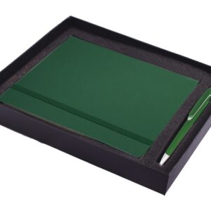 Flexi Notebook and Skate Pen Set - bottle green (ST331SetI)