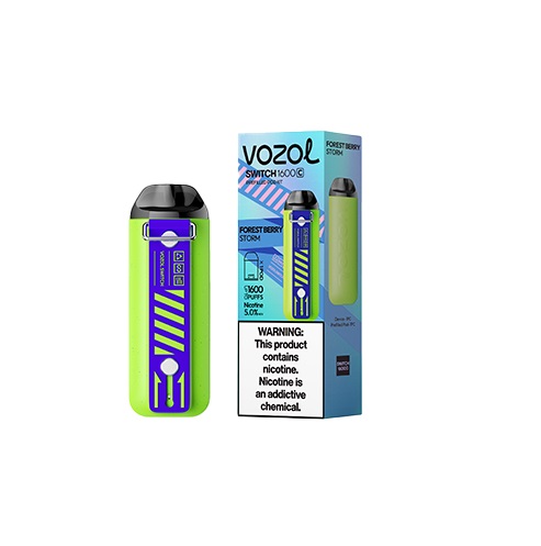Vozol Switch 1600C Rechargeable Pod Kit 50mg - Forest Berry Storm (VZLK02)