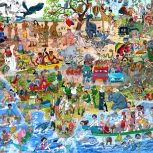 Wacky South Africa (501 Piece Widget Puzzle) (RGS8512)