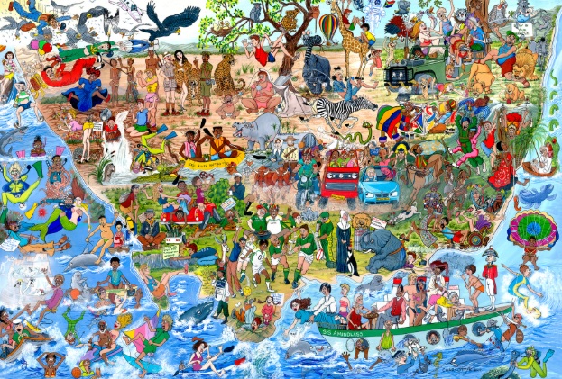 Wacky South Africa (501 Piece Widget Puzzle) (RGS8512)
