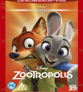Zootropolis (Aka Zootopia) (3D+2D Blu-Ray)