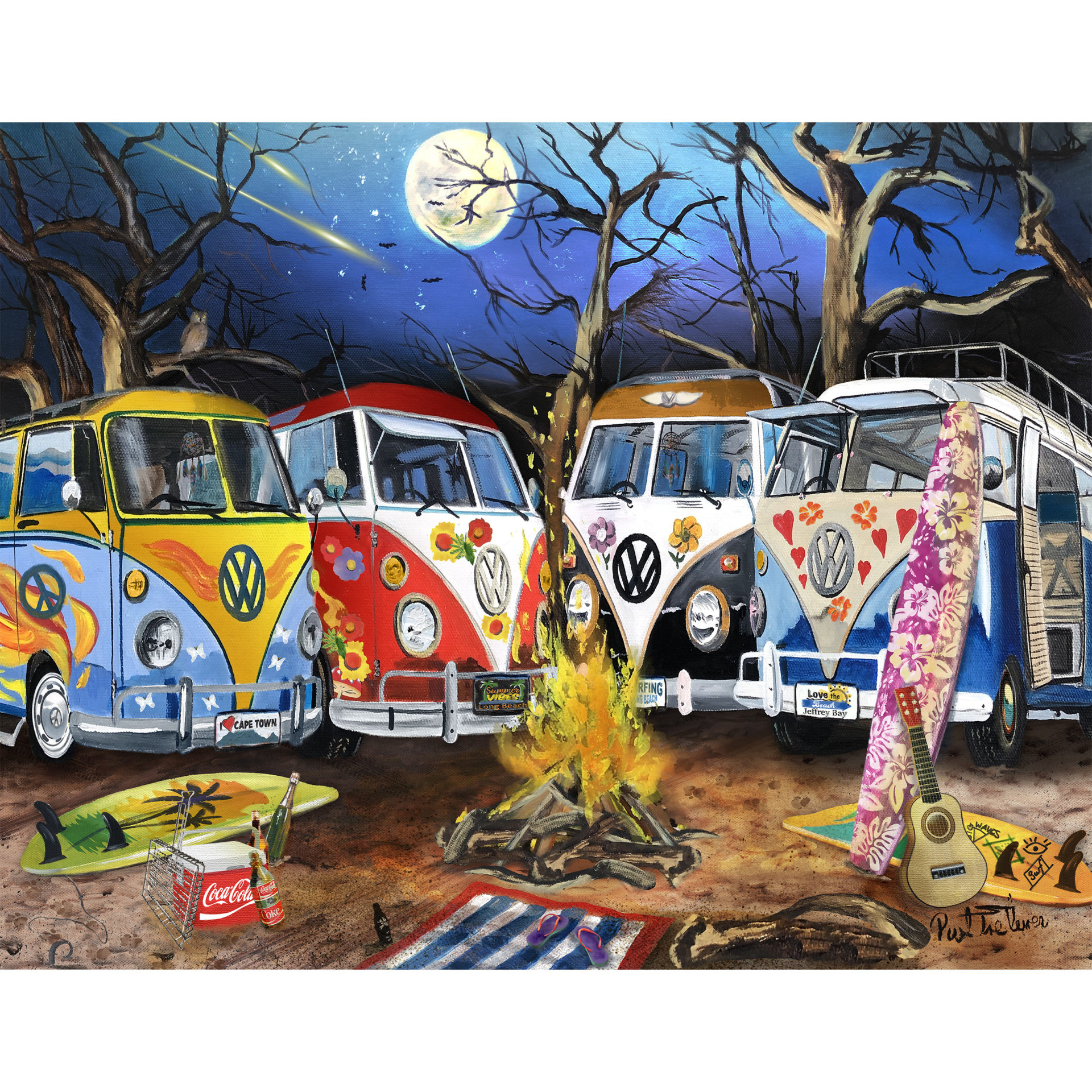 Misty Cliffs Puzzle (501 Piece Widget Puzzle) (RGS8510)