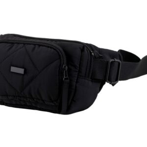 Quilted Double Pocket Moon Bag (P2710B)