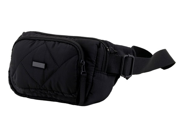 Quilted Double Pocket Moon Bag (P2710B)