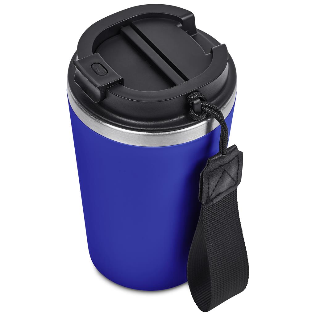 Kooshty Luca Stainless Steel and Plastic Double-Wall Tumbler, 350ml - blue (KS-283)