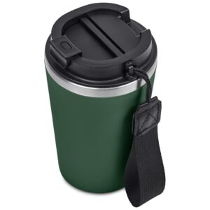 Kooshty Luca Stainless Steel and Plastic Double-Wall Tumbler, 350ml - green (KS-283)