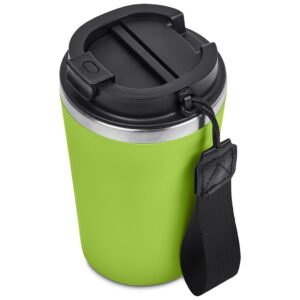 Kooshty Luca Stainless Steel and Plastic Double-Wall Tumbler, 350ml - lime (KS-283)