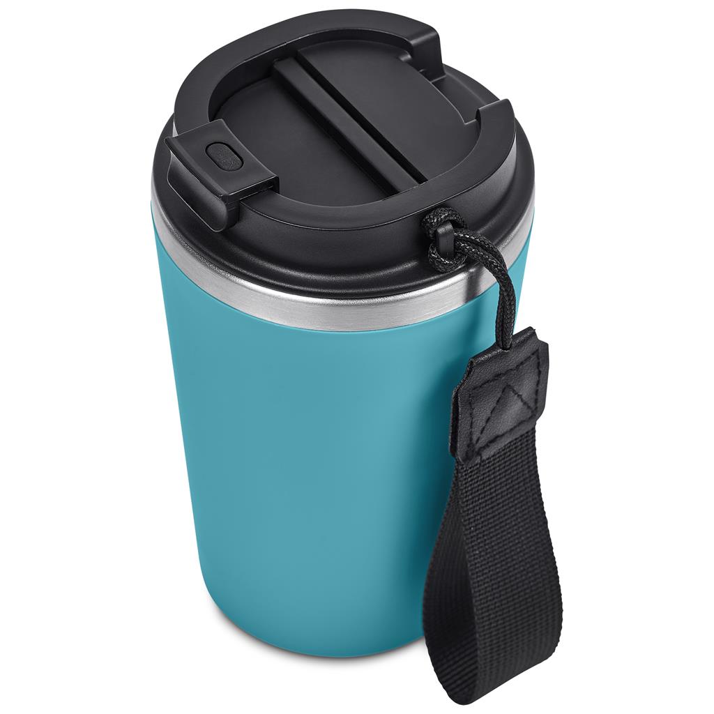 Kooshty Luca Stainless Steel and Plastic Double-Wall Tumbler, 350ml - turquoise (KS-283)
