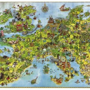 United Dragons of Europe (4000 Piece Puzzle)