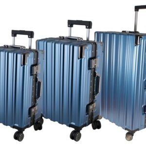 Trunk Luggage Set - metallic blue (BAG179F-3Set)