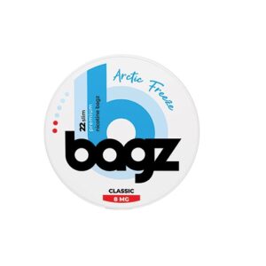 Bagz Nicotine Pouches, 8mg - Arctic Freeze (BGZ01)