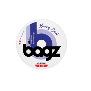 Bagz Nicotine Pouches, 8mg - Berry Cool (BGZ03)