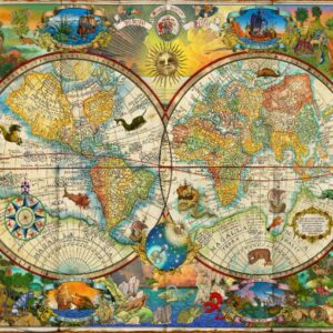 Map of the World (1000 Piece Puzzle)